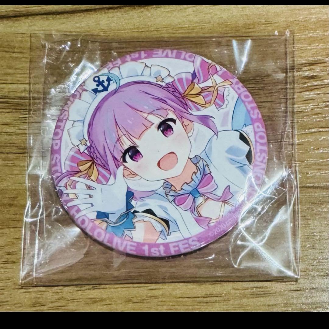 Amazon.co.jp: ホロ ライブ ノンストップストーリー 缶バッジ 湊